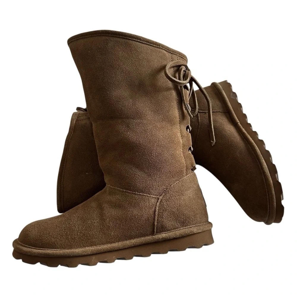 Bear Paw Phylly Brown Suede Boots